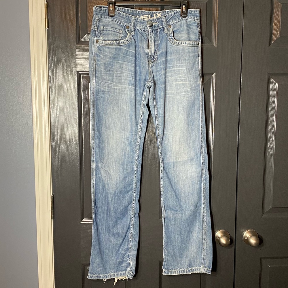 Helix Mens Slim Bootcut Jean SZ 30x32